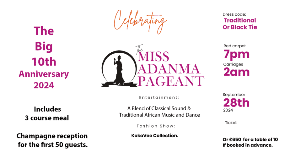 Miss Adanma Invitation 2024